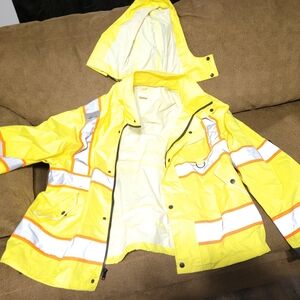 ICON Yellow Safety Raincoat